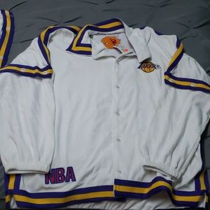 90s nwt los Angeles lakers warm up top&bottom